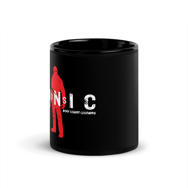 BCC - 80's Iconic Black Glossy Mug