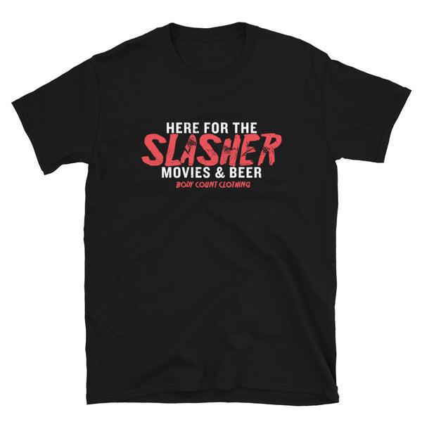 BCC - Slasher Movies & Beer T-Shirt