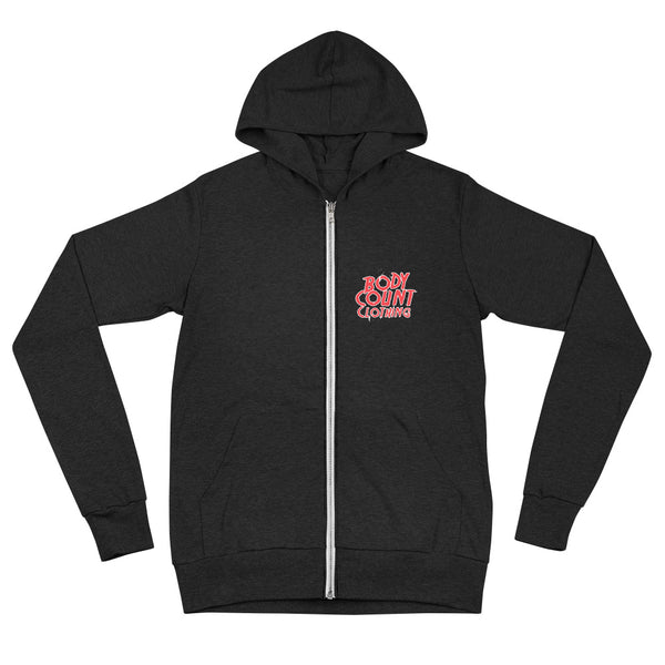 BCC Bloody Arrival Unisex zip hoodie